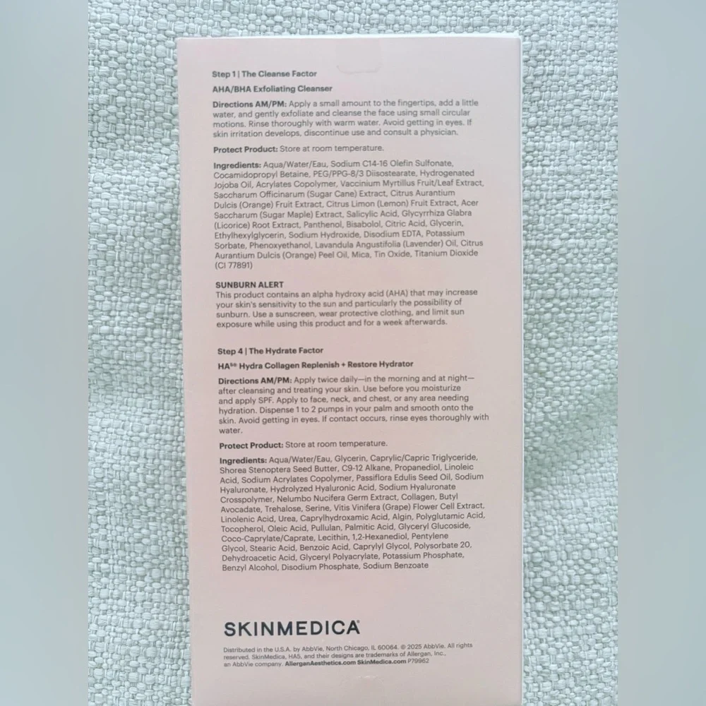 SkinMedica Brighten & Hydrate Duo new in box. Includes super cute cosmetic bag. - Picture 4 of 5